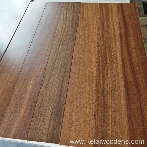 wood Herringbonestyle Iroko wire brushed Parquet Flooring